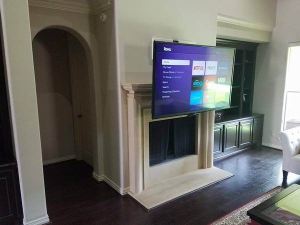 Mantle Mount TV Bracket Installation over Fireplace