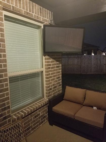Exterior TV Installation